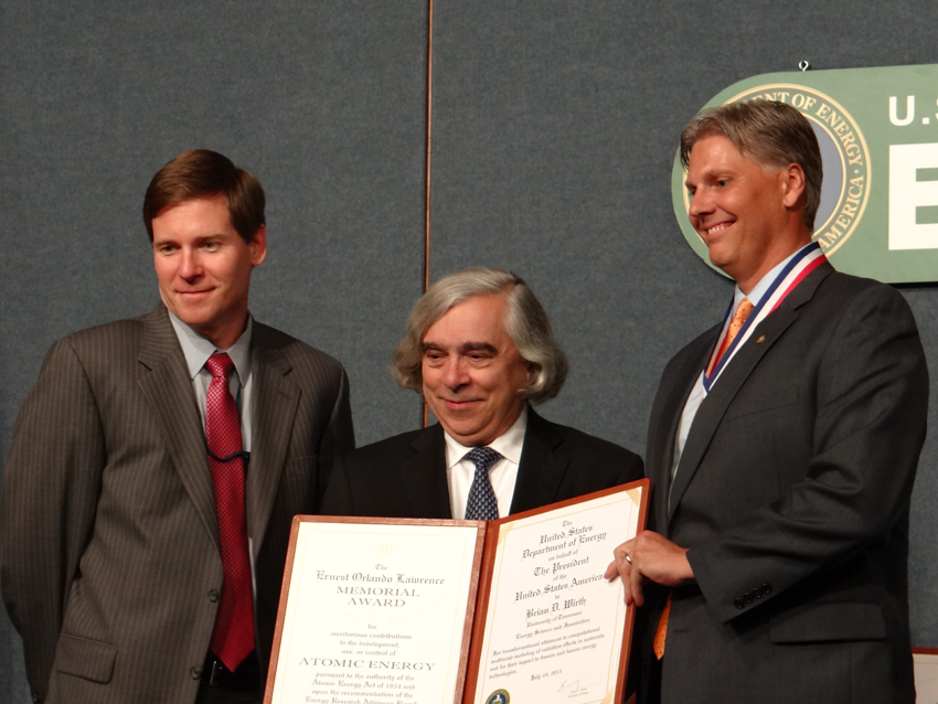 UT-ORNL Nuclear Expert Wirth Honored In Washington, DC - News