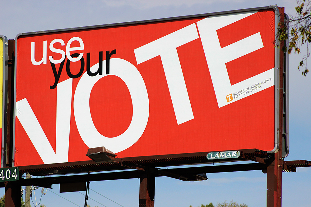 Students Design Billboards to Encourage People to Vote News