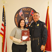 UT Police Department Honors Employees of the Year - News