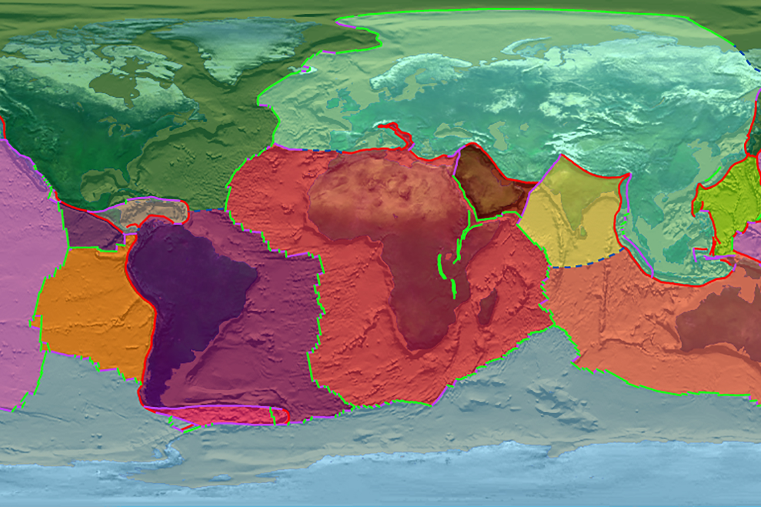 Study Plate Tectonics May Have Been Active On Earth Since The Very   Plates 